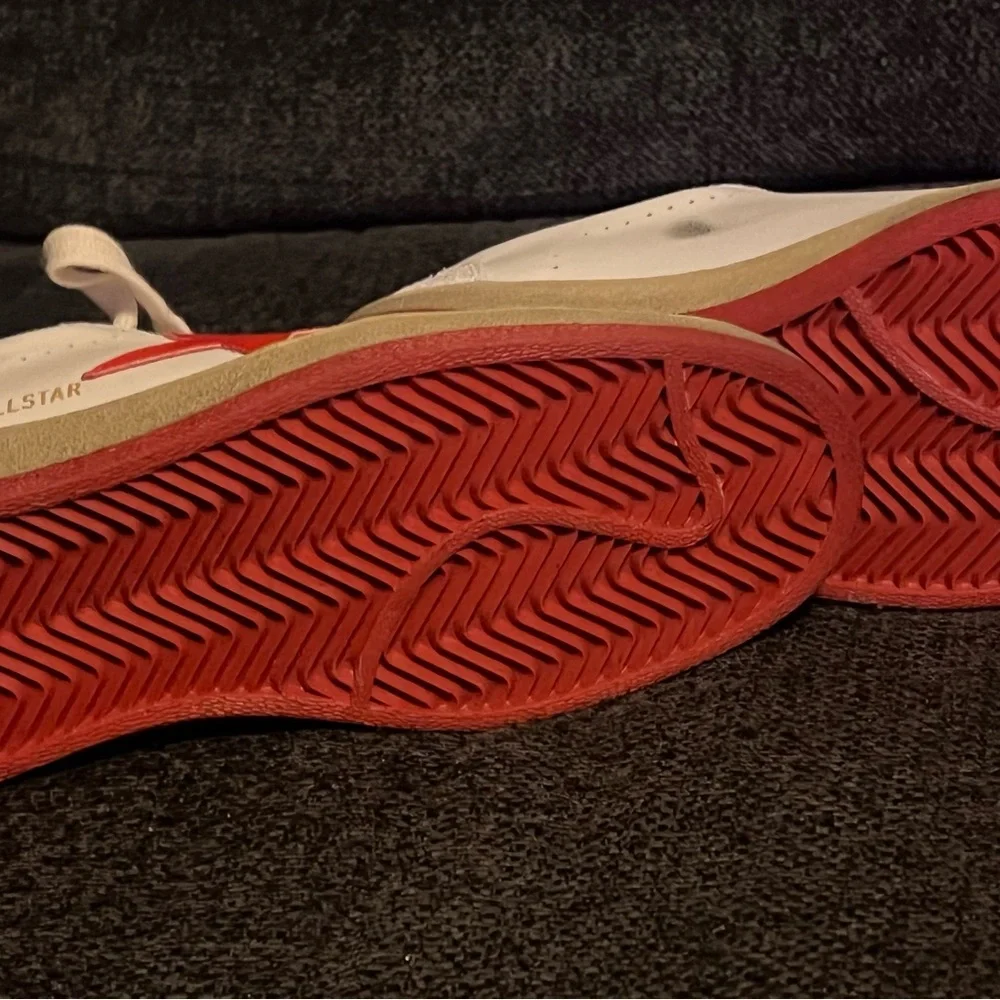 Golden Goose White and Red Sneakers Uni sex - Picture 4 of 7